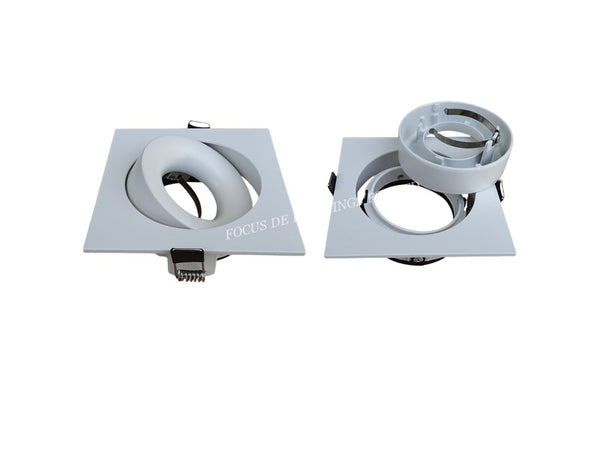DL 135 SERIES DESIGNER RECESSED SPOTLIGHT 135 -CONCAVE SQUARE