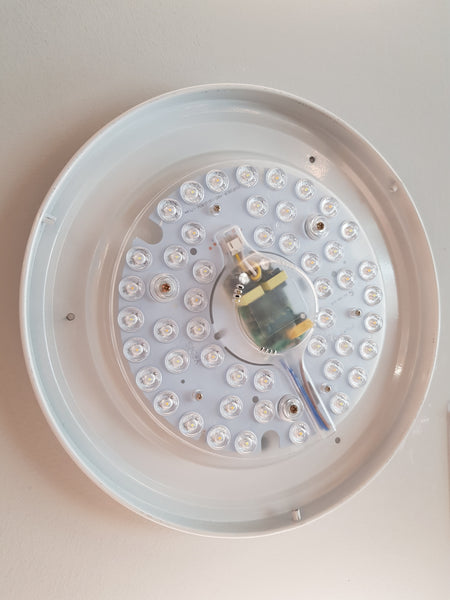 Wooden Frame Ceiling Lamp LED CL5 Dark Oak-Series + Easy-changeable Magnetic Panel