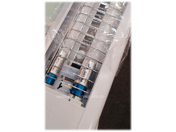 (LOURVE COVER) COMMERCIAL LAMP FITTING -2FT (SINGLE OR DOUBLE TUBES)