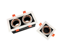 DL 706 SERIES - ADJUSTABLE RECESSED LIGHTING (PAR16) IN ROSEGOLD