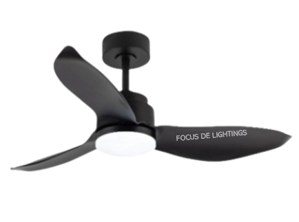 AEROAIR AA320 BLACK/WHITE -ROD VERSION 35"/46"52" *DIMMABLE FUNCTION