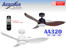 AEROAIR AA320 LATTE/FRAPPE -ROD VERSION 35"/46"52" *DIMMABLE FUNCTION
