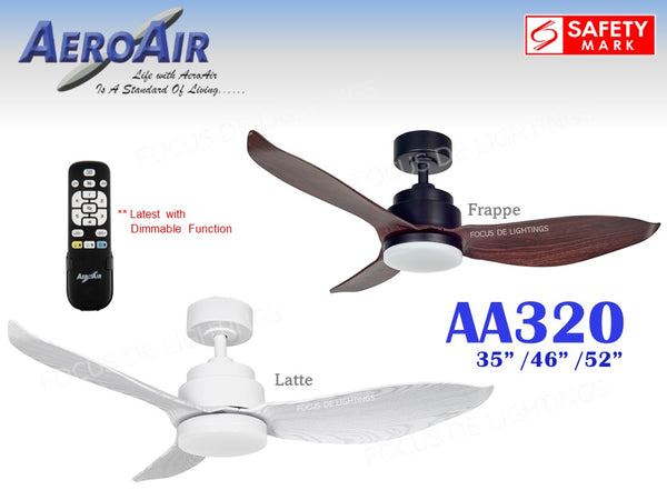 AEROAIR AA320 LATTE/FRAPPE -ROD VERSION 35"/46"52" *DIMMABLE FUNCTION