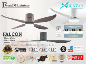 *SMART SERIES* BESTAR DC-CEILING FAN FALCON 36"/46"/52"