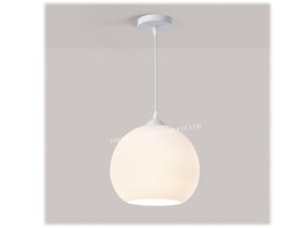 HALF-MOON GLOBE FROSTED GLASS PENDANT LAMP 2737 (DIA 300MM)