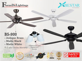 BESTAR CEILING FAN AC BS900 57"