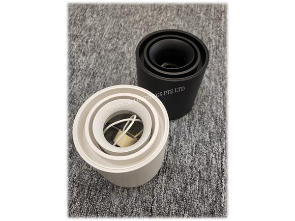 COMPACT CEILING LAMP 357 ROUND CYCLINDER (GU10)