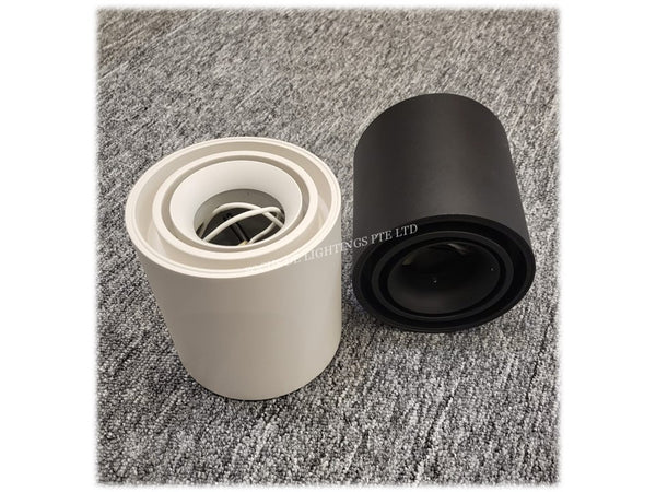 COMPACT CEILING LAMP 357 ROUND CYCLINDER (GU10)