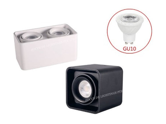 COMPACT CEILING LAMP 062 ROUNDED (GU10)