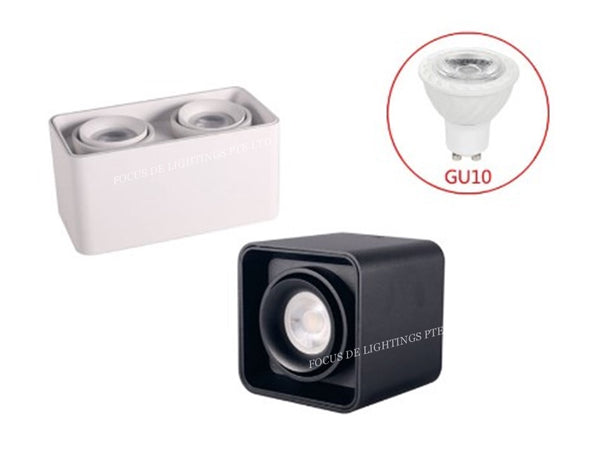 COMPACT CEILING LAMP 062 ROUNDED (GU10)