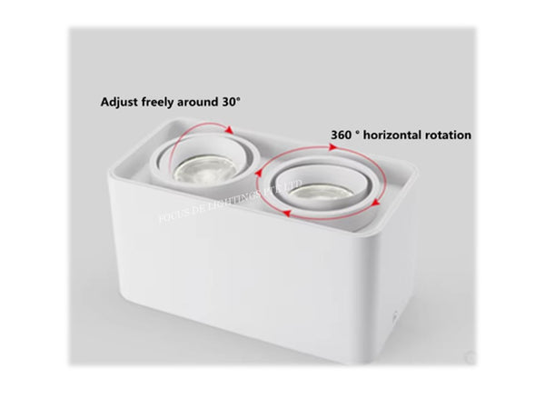 COMPACT CEILING LAMP 062 ROUNDED 3L 4L (GU10)