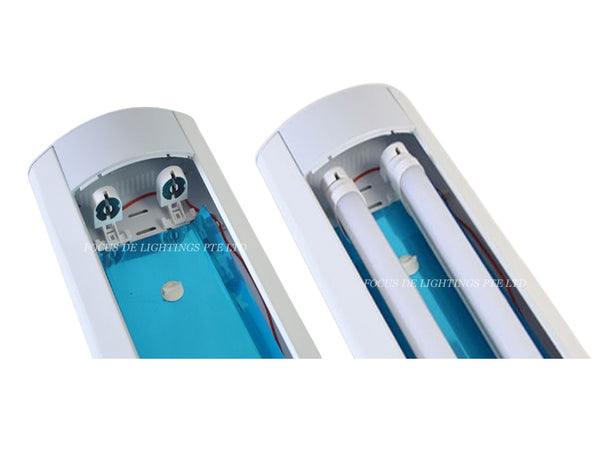 (ARCYLIC COVER) COMMERCIAL LAMP FITTING -4FT (SINGLE OR DOUBLE TUBES)