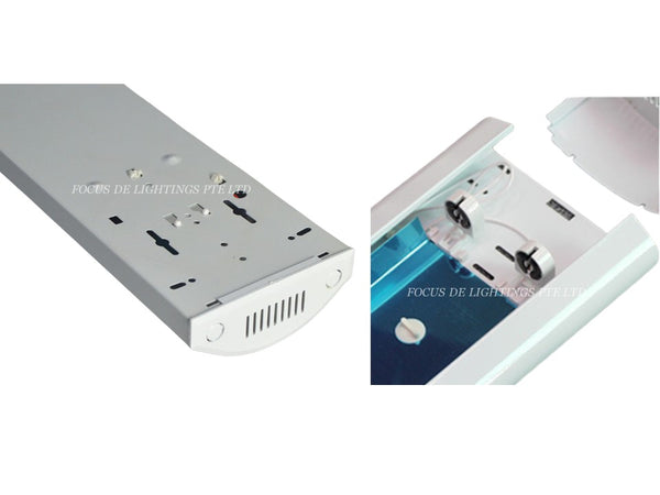 (ARCYLIC COVER) COMMERCIAL LAMP FITTING -2FT (SINGLE OR DOUBLE TUBES)