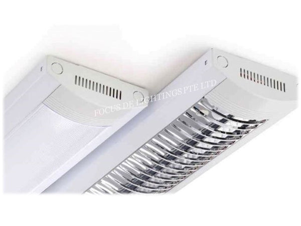 (ARCYLIC COVER) COMMERCIAL LAMP FITTING -4FT (SINGLE OR DOUBLE TUBES)