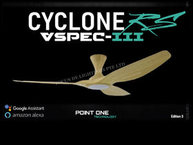 SMART PO ECO FAN CYCLONE VSPEC III-RS 46"/52"/60" (PINEWOODWOOD HUGGER)