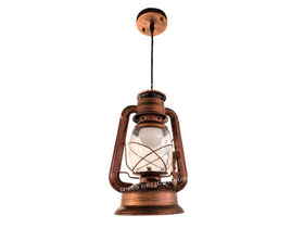 RETRO PENDANT LAMP KEROSENE E27 (COPPER ROSEGOLD)