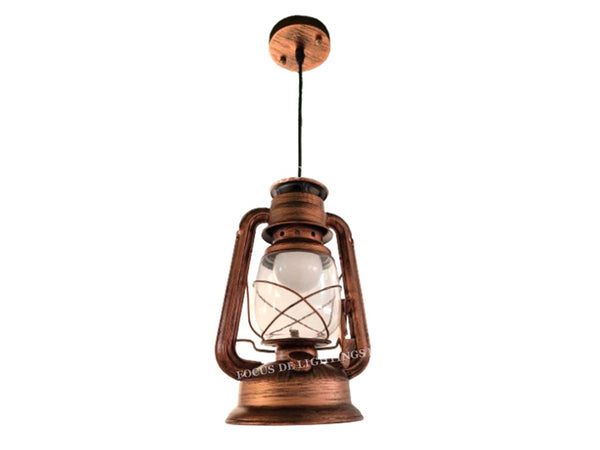 RETRO PENDANT LAMP KEROSENE E27 (COPPER ROSEGOLD)