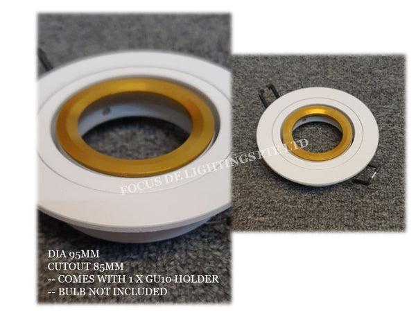 DL 1609 SERIES RECESSED SPOTLIGHT ROUND -WHITE (ROSEGOLD / GOLD)