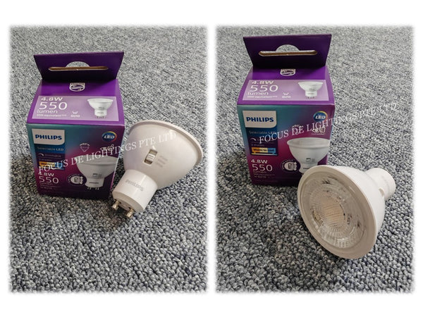 PHILIPS MASTER GU10 LED CLASSIC BULB 4.8W -CCT