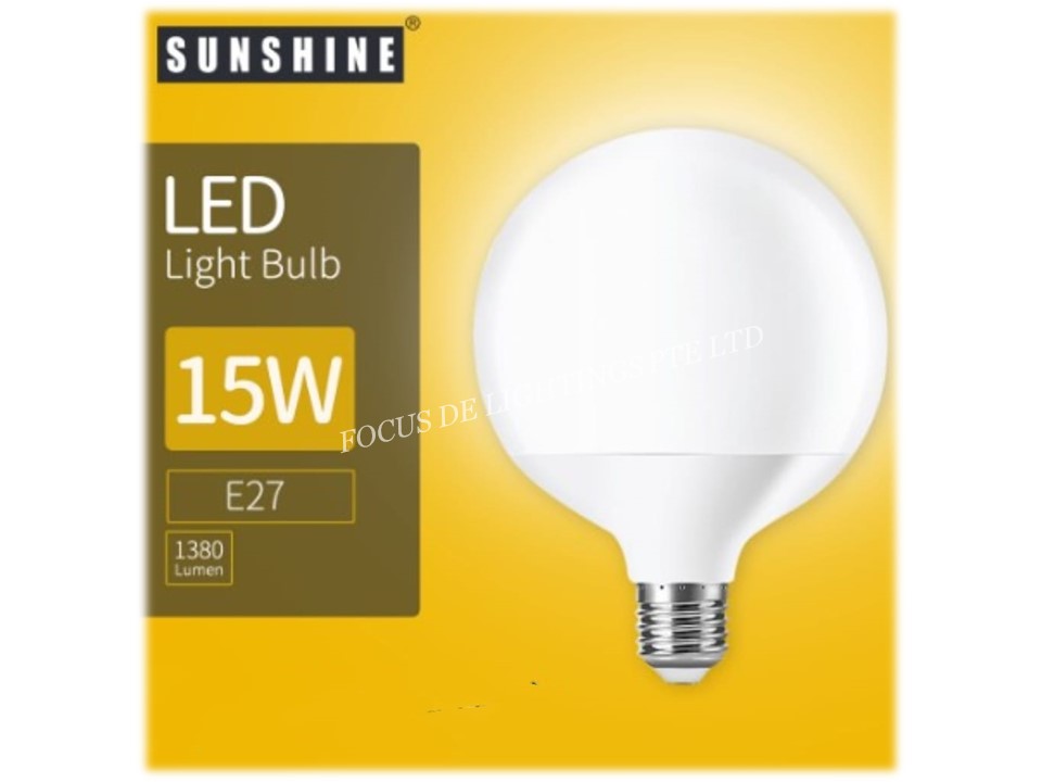 Sunshine Big Globe E27 Led 15w Bulb