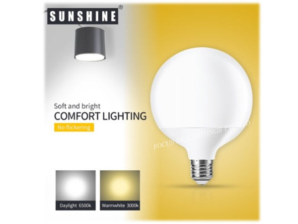 SUNSHINE BIG GLOBE E27 LED 13W BULB -DIA 95MM