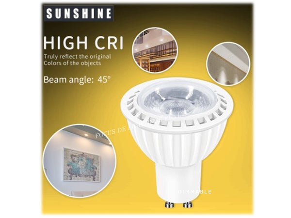SUNSHINE GU10 LED 7W -DIMMABLE BULB