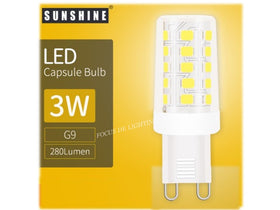 SUNSHINE G9 LED 3W WARMWHITE/DAYLIGHT