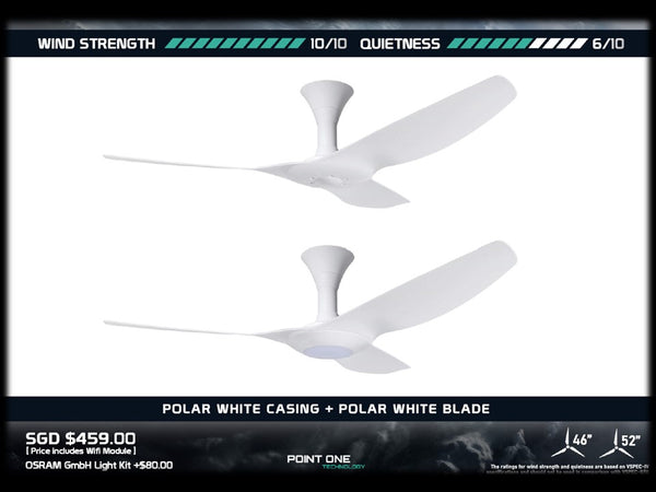 SMART PO ECO FAN VORTEX T2 VSPEC IV-RS 46"/52" -WHITE