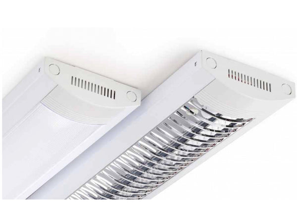 (LOURVE COVER) COMMERCIAL LAMP FITTING -2FT (SINGLE OR DOUBLE TUBES)