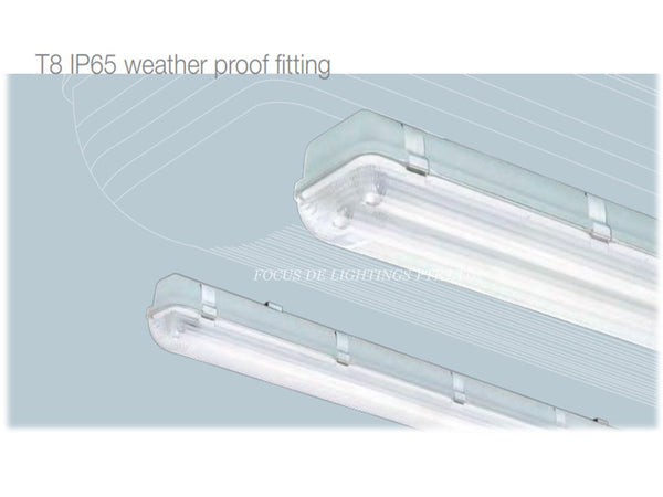 WEATHERPROOF FITTING LED T8 IP65 -4FT (SINGLE OR DOUBLE TUBES)