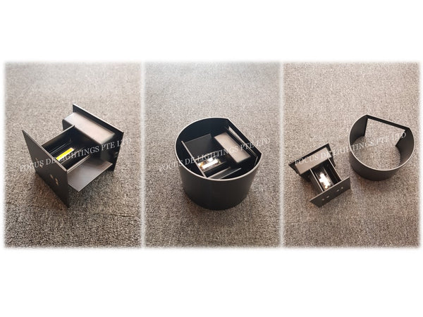 CREATIVE ADJUSTABLE WALL LAMP SEMI-ROUND (UP&DOWN)