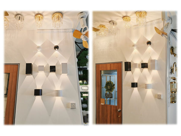 CREATIVE ADJUSTABLE WALL LAMP SEMI-ROUND (UP&DOWN)