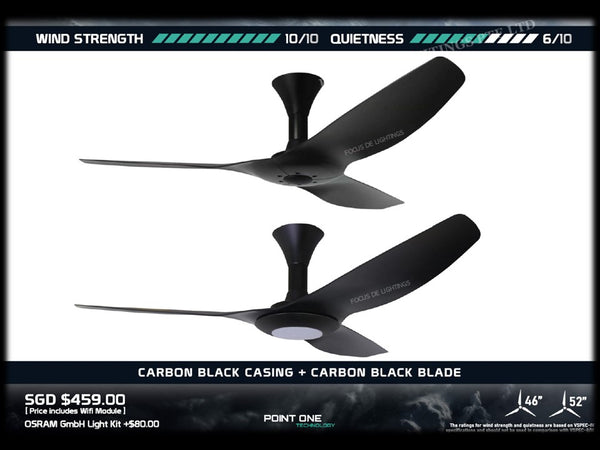 SMART PO ECO FAN VORTEX T2 VSPEC IV-RS 46"/52" -BLACK