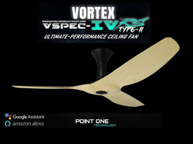 SMART PO ECO FAN VORTEX T2 VSPEC IV-RS 46"/52" -BLACK+PINEWOOD