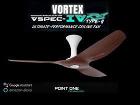 SMART PO ECO FAN VORTEX T2 VSPEC IV-RS 46"/52" -WHITE+CHERRYWOOD