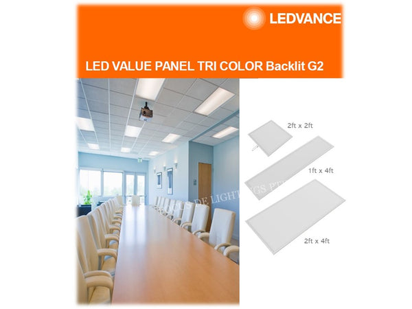 LEDVANCE COMMERCIAL OFFICE LED PANEL BACKLIT (choose your own colour temp)