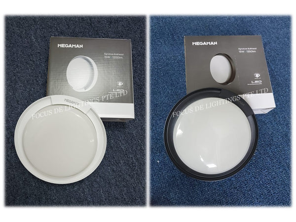 MEGAMAN OUTDOOR IP65 WALL LAMP 1110 Y -15W SUPER BRIGHT LED