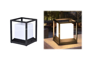NORDIC PILLAR GATEPOST LAMP IP54 SOLID QUALITY -E27 (EASY TO REPLACE)