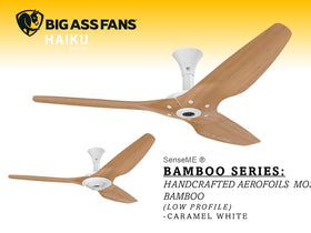 *GEN4* HAIKU H SERIES -CARAMEL WHITE 52"/60" (LOW PROFILE)