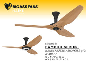 *GEN4* HAIKU H SERIES -CARAMEL BLACK 52"/60" (LOW PROFILE)