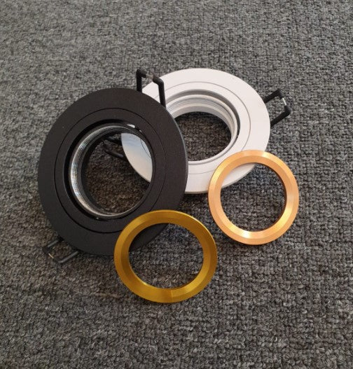 DL 1609 SERIES RECESSED SPOTLIGHT ROUND -BLACK (ROSEGOLD / GOLD)