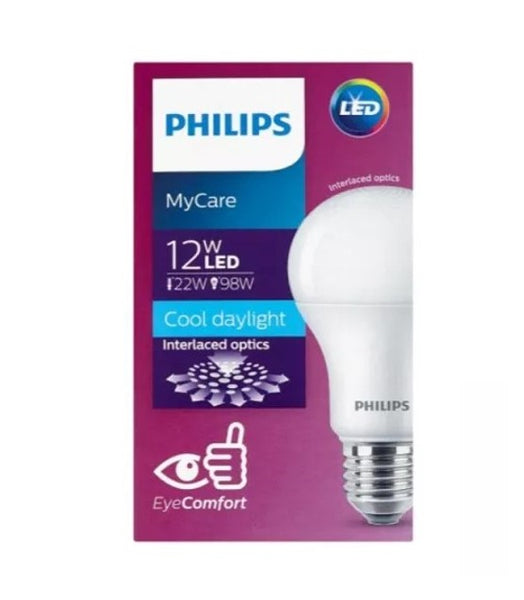 PHILIPS A60 MYCARE E27 LED CLASSIC BULB 12W (WARM or DAY or COOL)