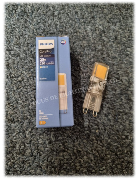 PHILIPS COREPRO 2W/3.5W LED G9 CAPSULE BULB -2700K/3000K