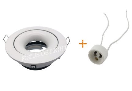 DL 135 SERIES DESIGNER RECESSED SPOTLIGHT 135 -CONCAVE ROUND