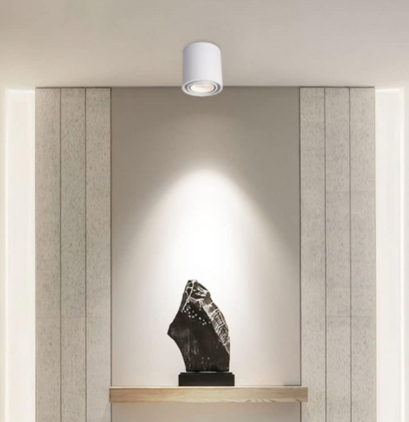 COMPACT CEILING LAMP 357 ROUND CYCLINDER (GU10)