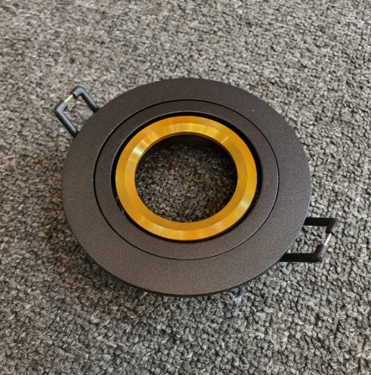 DL 1609 SERIES RECESSED SPOTLIGHT ROUND -BLACK (ROSEGOLD / GOLD)