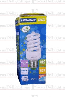 MEGAMAN SP0614 ES E27 14W SPIRAL (COOLWHITE)