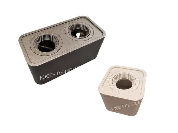 COMPACT CEILING LAMP 1006 ROUNDED SQUARE (GU10)