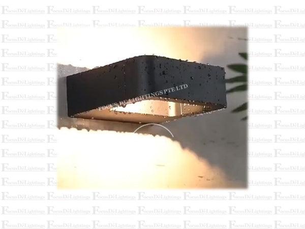 WALL LAMP 1009 LED 12W -WARM IP65