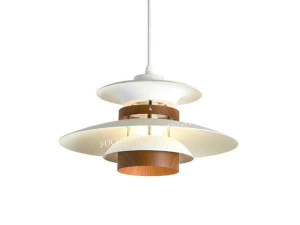 DESIGNER -INSPIRED PENDANT LAMP WOOD OAK P036